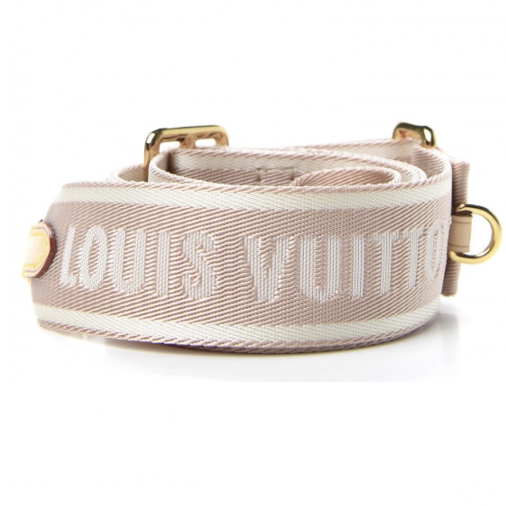 Louis Vuitton Nylon Bandouliere Shoulder Strap Macadamia